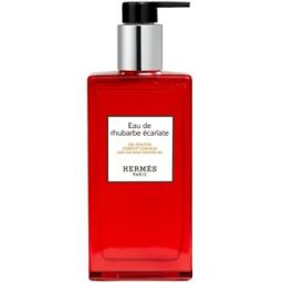 Hermès Gel de ducha perfumado para cabello y cuerpo Eau de Rhubarbe Écarlate 200mL