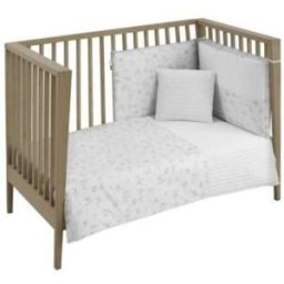 Juego 2 Pcs.F.Nordica Cuna 60 Merlo Crudo 100x140x3cm Cambrass