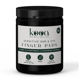 kooa Sensitive toallitas para la limpieza de ojos y orejas - 50 unidades