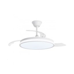 Ventilador Techo Blanco con Lampara Led Serie Dublin