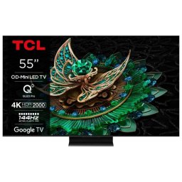 TV TCL QD-Mini LED C79K 55" 4K UHD Smart TV Google TV HDR10