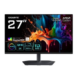 Monitor Gigabyte MO27Q3 27" QHD 360 Hz OLED Tiempo de Respuesta 0,03 ms FreeSync Pro G-SYNC HDR True Black