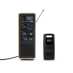 Altavoces Thomson Compactos Bluetooth 5.4 con radio FM y estación meteorológica