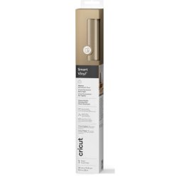 Vinilo adhesivo Cricut Metallic Smart Champagne permanente mate exterior 330 mm