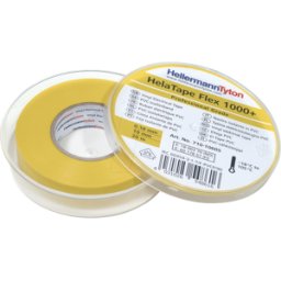 HELLERMANNTYTON HT 710-10605 - Cinta aislante Premium 19mm x 20m amarilla Box