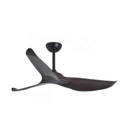 Ventilador Techo de 132 Negro Madera Oscura Serie Garden