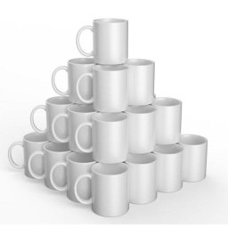 Tazón Cricut Personalizable Cerámica Blanca 340 ml Pack 36 Unidades