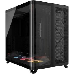 Torre Corsair AIR 5400 RS-R ARGB Cristal Curvo Triple Cámara Negro