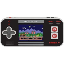 My Arcade Gamer V Classic Portátil 220 Juegos Pantalla LCD Negro Gris Rojo