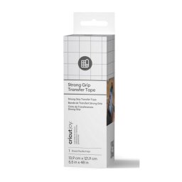 Vinilo de transferencia térmica Cricut Joy StrongGrip blanco 139 mm x 1219 mm fácil aplicación