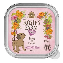 Rosie's Farm Mini 6 x 150 g - Cordero con zanahorias