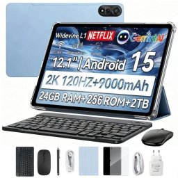 Tablet Blackview Mega 2 4G 12" 24GB 256GB Azul con Teclado y Stylus Pen