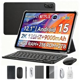 Tablet Blackview Mega 2 4G 12" 24GB 256GB Gris con Teclado y Stylus Pen