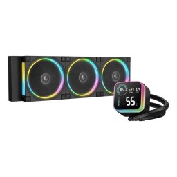 Refrigeración Líquida DeepCool LQ360 ULTRA ARGB 360mm 3 Ventiladores Pantalla LCD