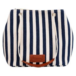 Bolso bandolera Anemoss Azul Marino Tela 23,5x12x22 cm Cinta Ajustable