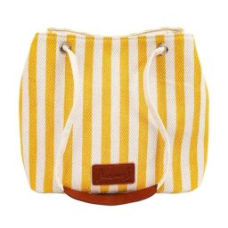 Bolso bandolera Anemoss amarillo tela resistente 23,5x12x22 cm mujer