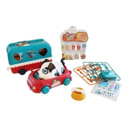 Playset Ogi Mogi Snack Cart Multicolor con Accesorios y Perro Interactivo