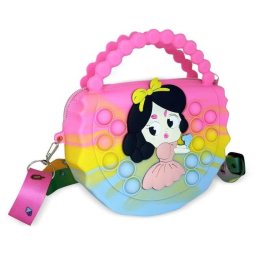 Bolso bandolera Ogi Mogi Princess infantil silicona multicolor impermeable mini