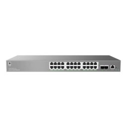 Switch Grandstream GWN7803PL Pro 24 Puertos Gigabit PoE+ 2 SFP+ 10G Apilable