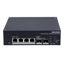 Switch industrial Hikvision DS-3E1310P-EI 4x Gigabit PoE+ 2x SFP gestión avanzada