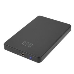 Caja externa 1Life hd:flux 2 2.5" SATA USB 2.0 hasta 2TB sin herramientas