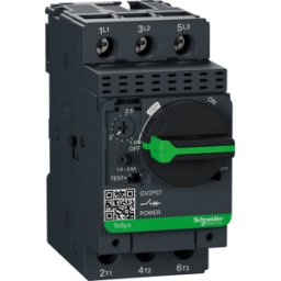 SCHNEIDER ELECTRIC GV2P07 - TeSys Motor Disyuntor, Rotativo, 3 polos, 1,6 - 2,5 A..