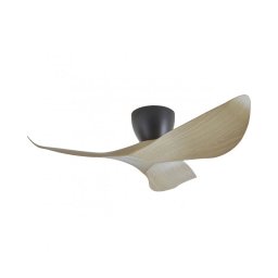 Ventilador Techo Moderno Negro Madera de 97 cm Serie Venice