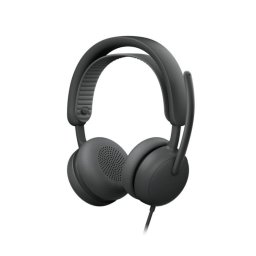 Auriculares Logitech Zone Wired 2 con cable USB-C/USB-A, Cancelación de Ruido, Micrófono, para llamadas y música, color grafito