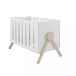 CUNA DE 120 X 60 CON RELAX SYSTEM MICUNA SWING BLANCO/MADERA