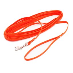 Correa de rastreo Heim BioThane®, naranja fluorescente - 5 m x 13 mm (L x An)