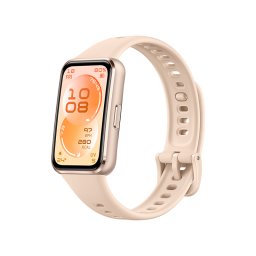 HUAWEI Band 11 Beige Fluoroelastómero Caja de Aleación de Aluminio / Seguimiento del Sueño Mejorado / Ultra Delgada y Cómoda