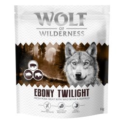 Wolf of Wilderness Adult «Ebony Twilight» jabalí y búfalo, sin cereales - 1 kg - Receta nueva