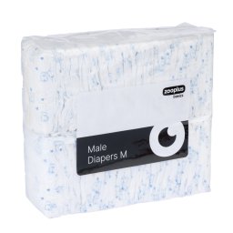 Pañales Basics para perros machos - Talla M: 42 - 52 cm, 50 unidades