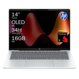 Portátil HP OmniBook 5 14-he0017ns OLED 14" Snapdragon X1-26-100 16GB 512GB SSD Windows 11