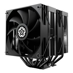 Refrigerador de CPU ENERMAX ETS-TD60D display 2x FAN PWM de 120mm 6 tubos de calor lacados de 6mm