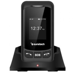 Teléfono móvil Sunstech CELT26 Negro Dual SIM 4G pantalla doble SOS