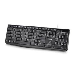 Teclado NGS Funky V4 de membrana con 12 teclas multimedia y diseño resistente