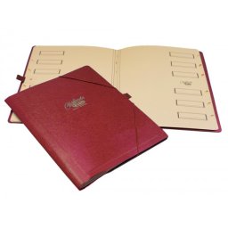 Carpeta clasificador carton compacto saro folio roja 12 departamentos