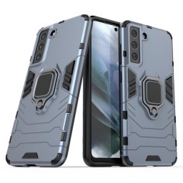 Max Power Digital Funda Magnética con Anillo Azul para Samsung Galaxy S21 Fe