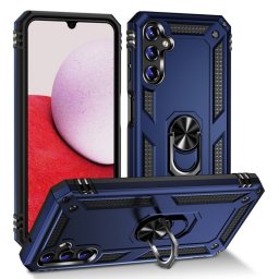 Max Power Digital Funda Magnética Carcasa con Anillo Giratorio Azul para Samsung Galaxy A14