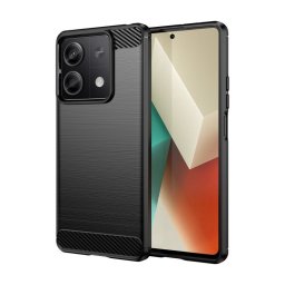 Max Power Digital Funda Fibra De Carbono Para Xiaomi Redmi Note 13 5g Antigolpes Silicona Negra
