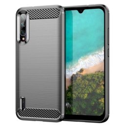 Funda para móvil Fibra de Carbono Silicona TPU Policarbonato Negra Protección Antigolpes