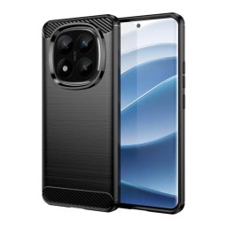 Funda Móvil Fibra de Carbono Silicona Policarbonato Resistente Antihuellas