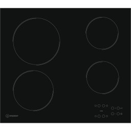 Indesit RI 161 C Placa Vitrocerámica 4 Zonas 60cm Negra