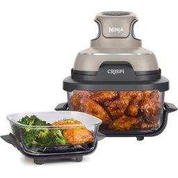 Freidora de aire Ninja FN101EUST 3,8L 1700W cristal portátil 4 funciones