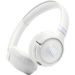 Auriculares JBL Tune 680NC inalámbricos Bluetooth con Cancelación de Ruido adaptativa, micrófono y plegables, blancos