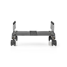 Nedis CSTD101BK Soporte CPU de Sobremesa con Ruedas para Mesa Ajustable Máx 25 kg