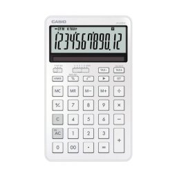 Calculadora Casio JW-200DQ Blanco 12 dígitos Metal Solar/Batería