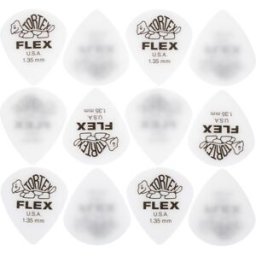 Dunlop Tortex Flex Jazz III XL 1.35 Blanco