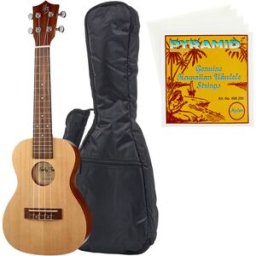 Harley Benton UK-10S Ukulele Set Natural mate